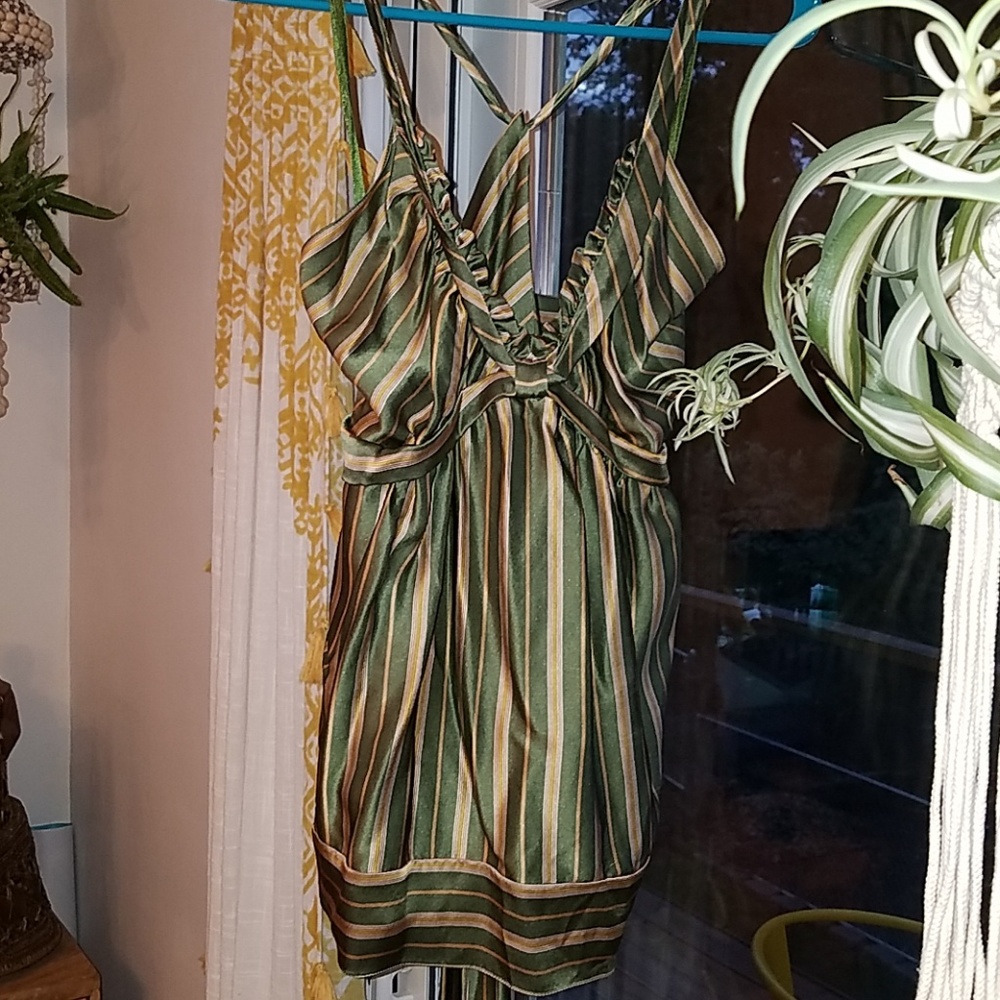 BCBG silk top